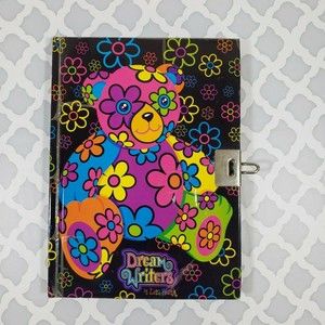 Vintage Lisa Frank Dream Writers Bear Journal Notebook Diary